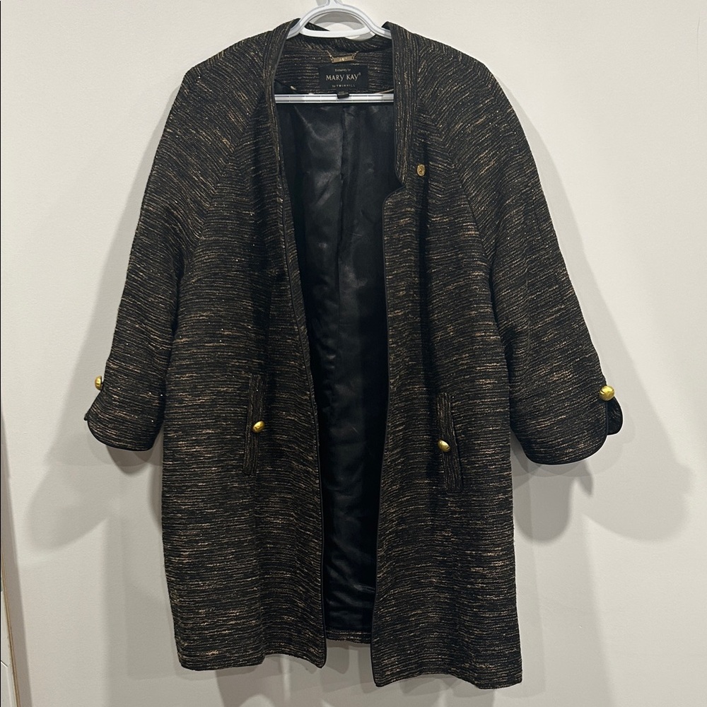 Mary Kay Black and Gold Blazer 20th anniversary jacket